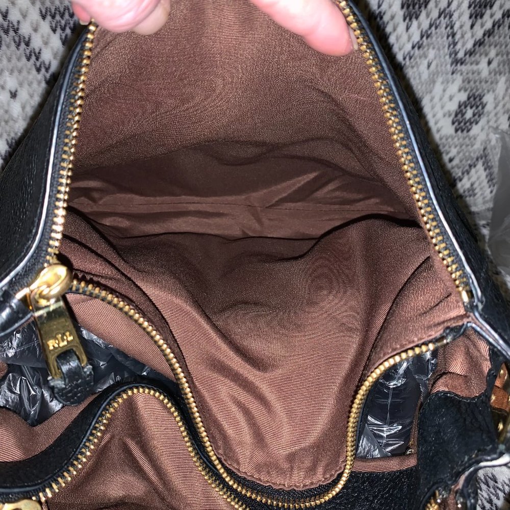 Ralph Lauren  Leather Hobo Shoulder Bag - Picture 8 of 16
